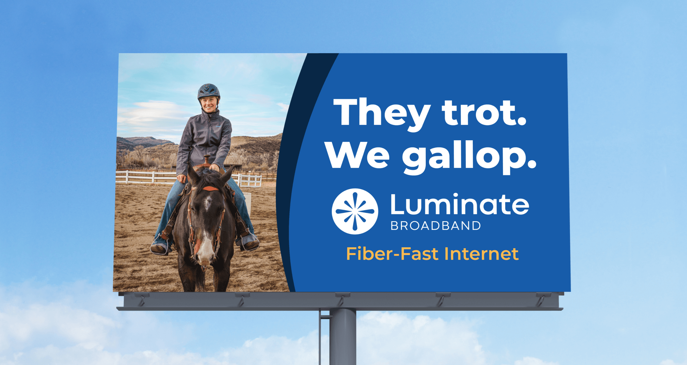 Luminate Broadband billboard Luminate Broadband billboard