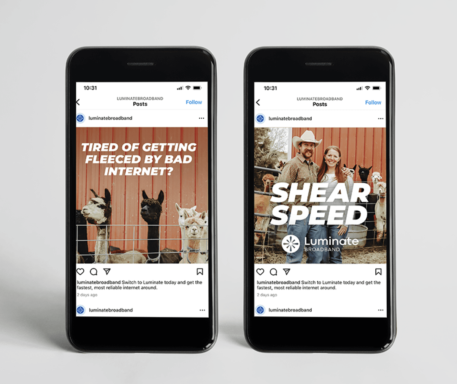 Luminate Broadband social media post Luminate Broadband social media post