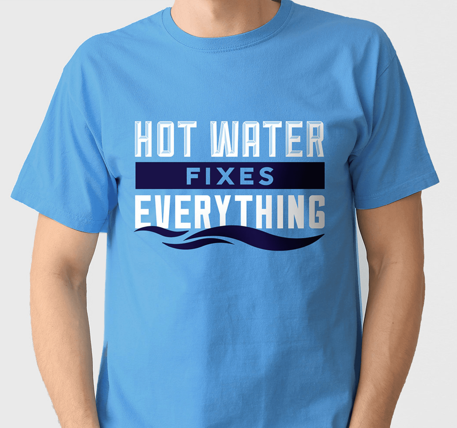 T-shirt design Montrose Hot Water Productions