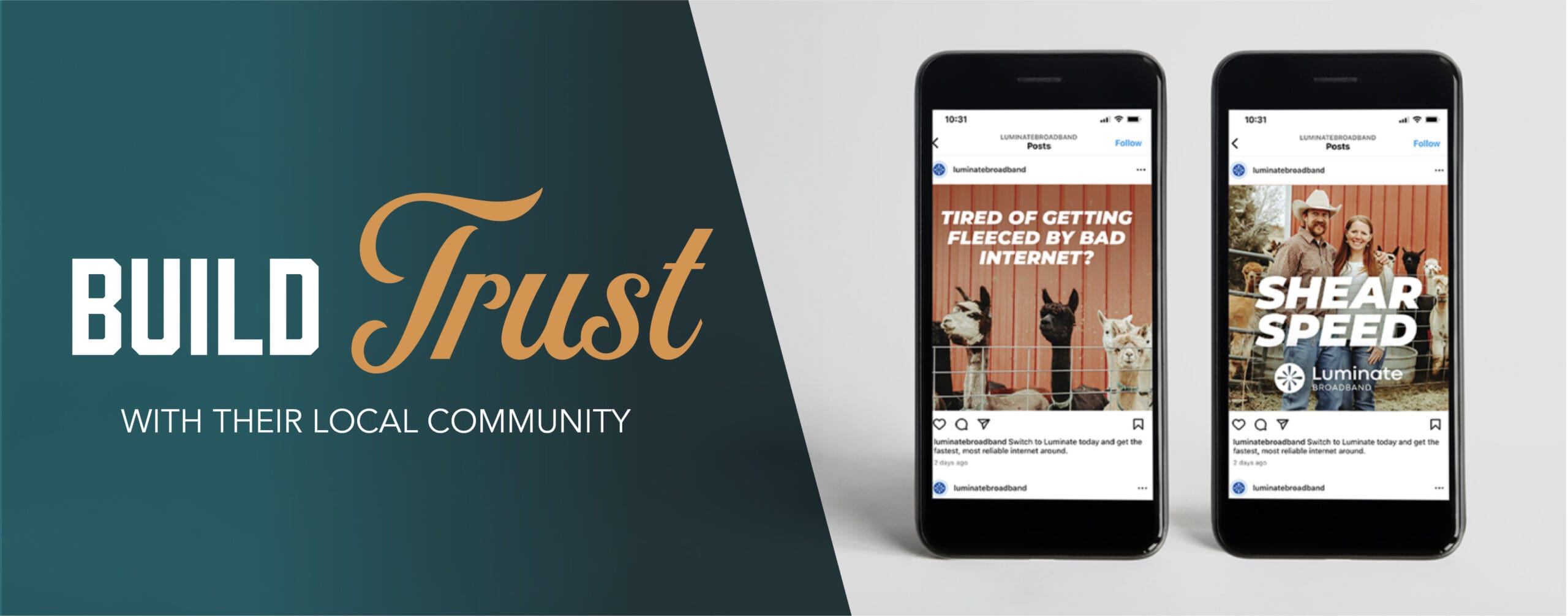 Fiber broadband marketing build trust