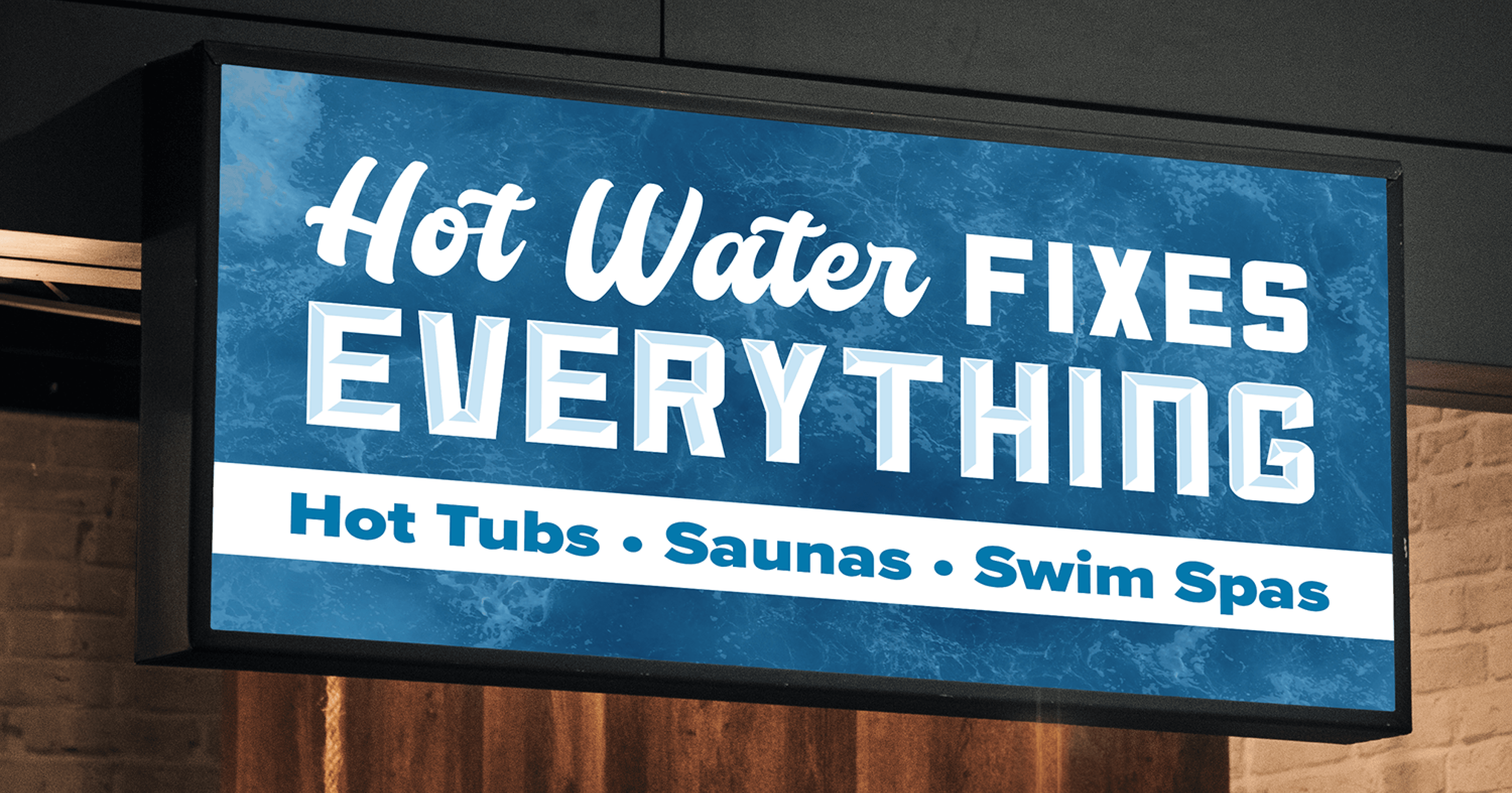 Hot Water Productions billboard