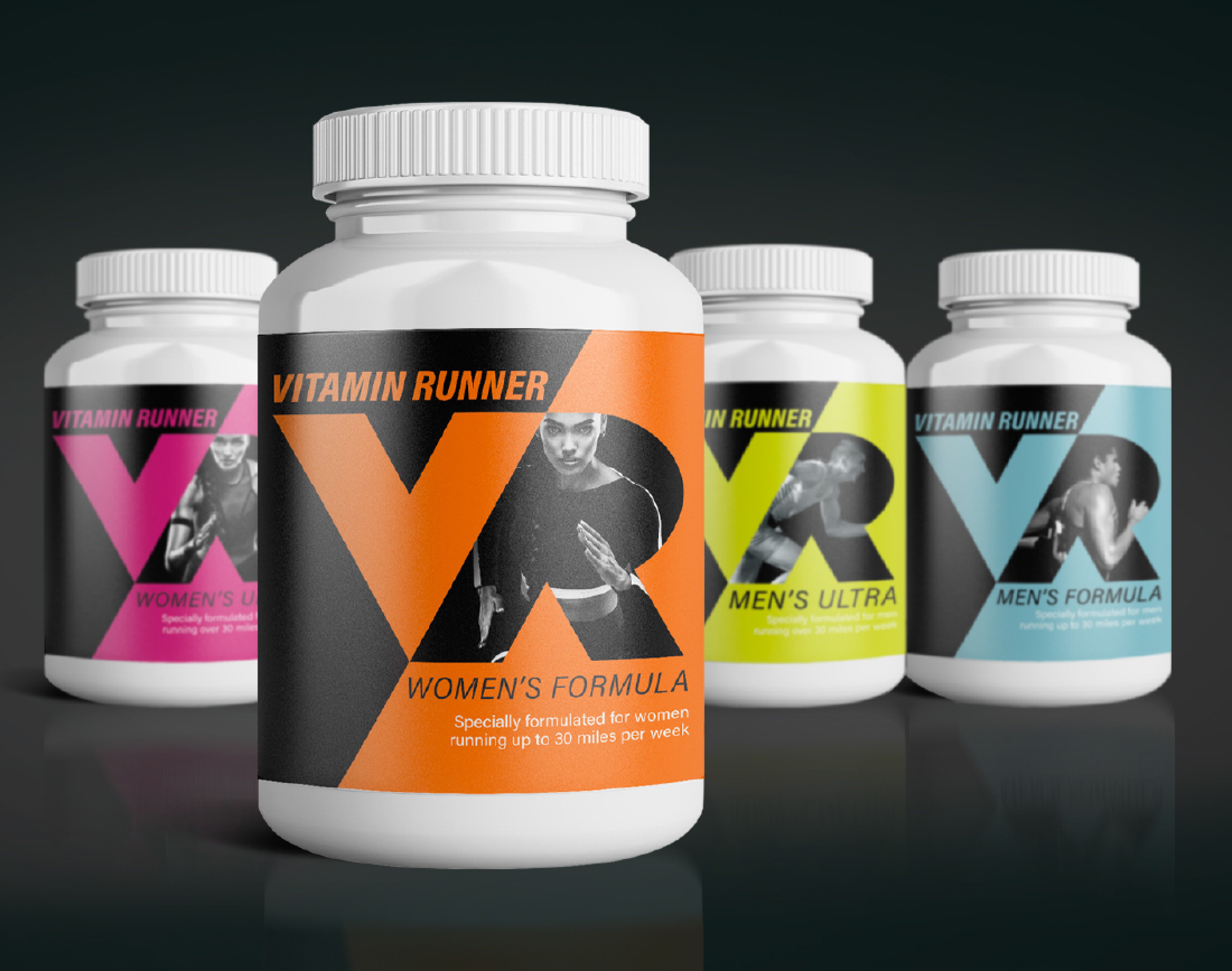 Vitamin Runner product labels