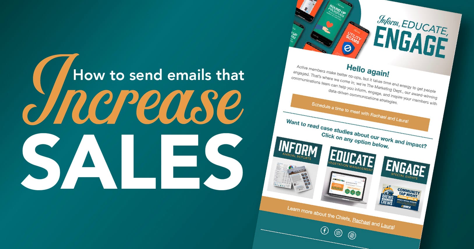 blog cover: how to send emails that increase sales