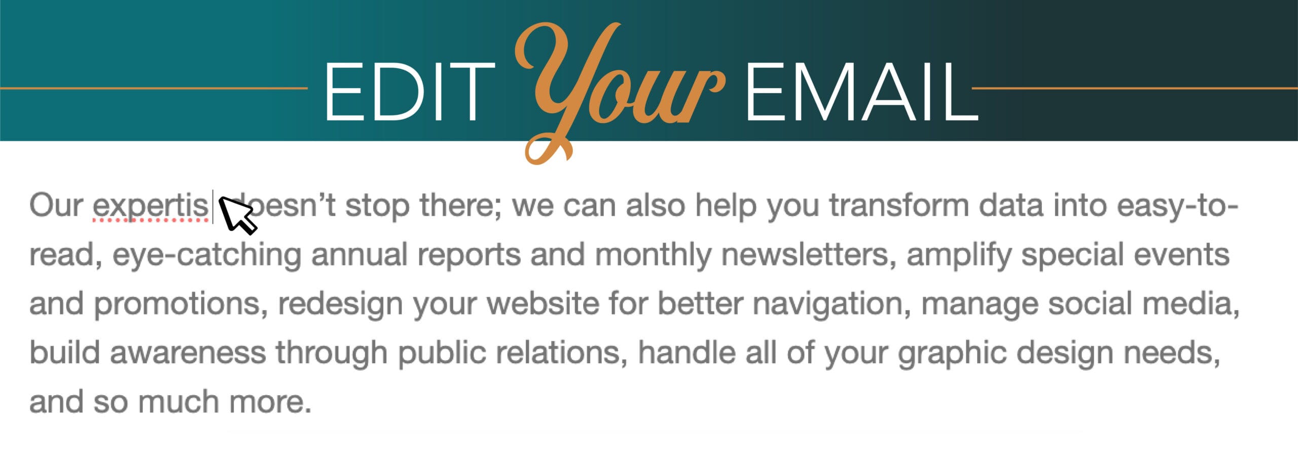 editing your marketing emails