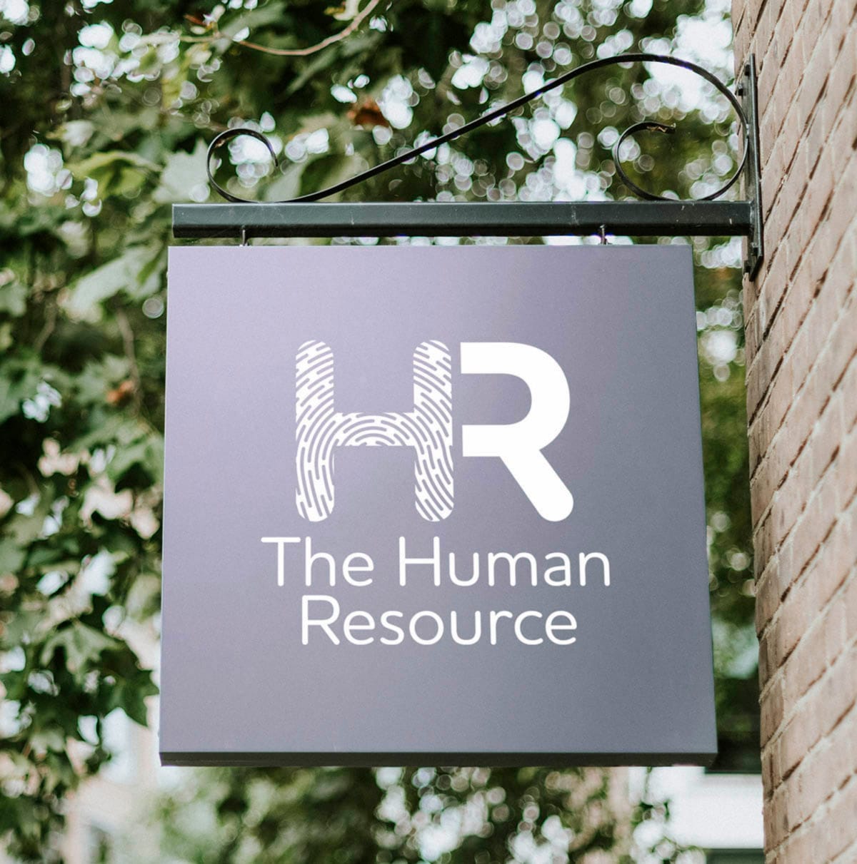 The Human Resource office sign
