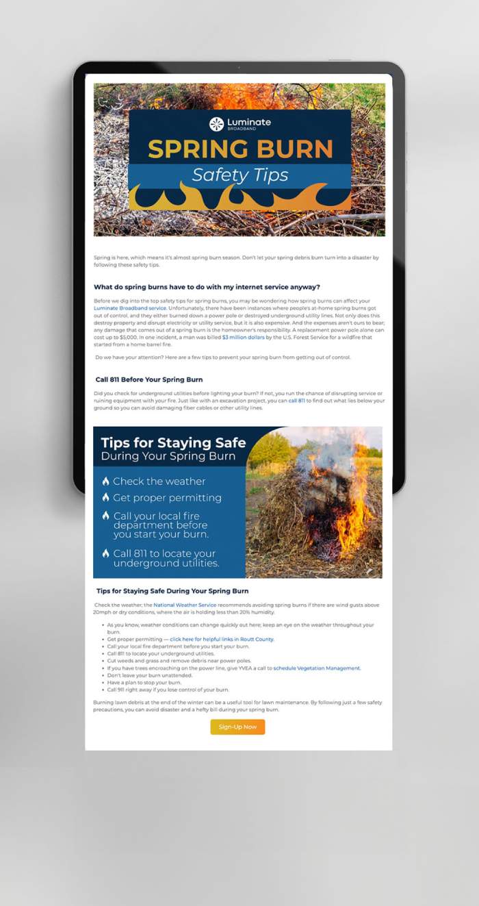 luminate blog 1 2-1 Spring burn safety tips from Luminate