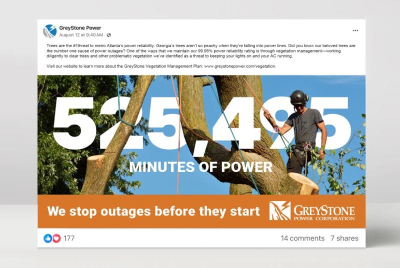 FB_RELIABILITY 525495 Vegetation management social media