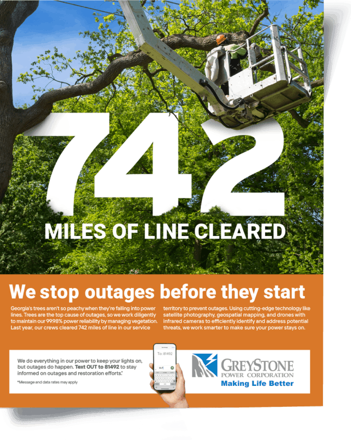 spark Vegetation management ad