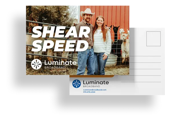 shear speed postcard