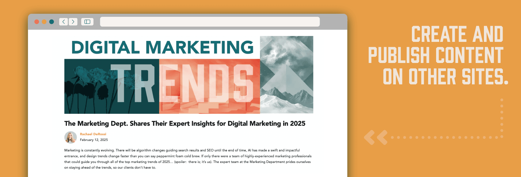 Contributor posts backlinks