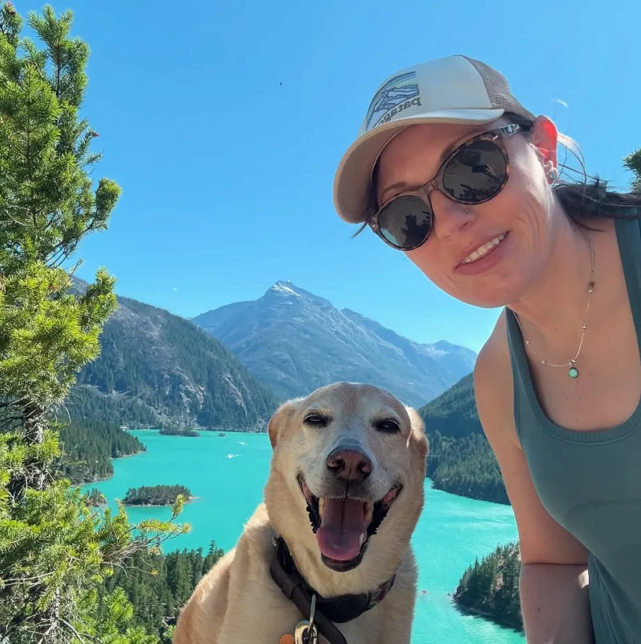 Rebecca Slyder Marketing Project Manager and her dog Adele Rebecca Slyder Marketing Project Manager and her dog Adele