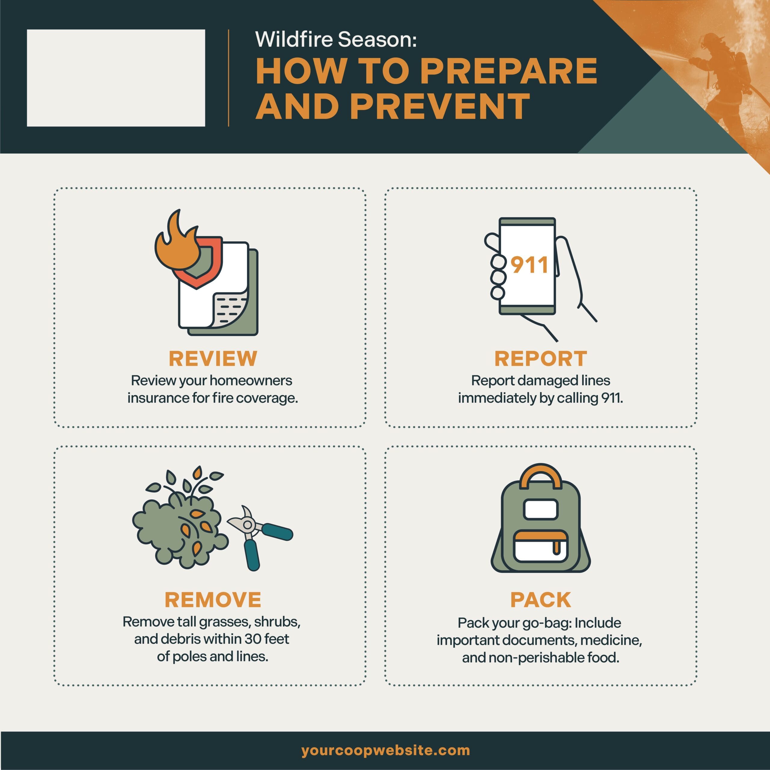 How to prevent wildfires electric cooperative